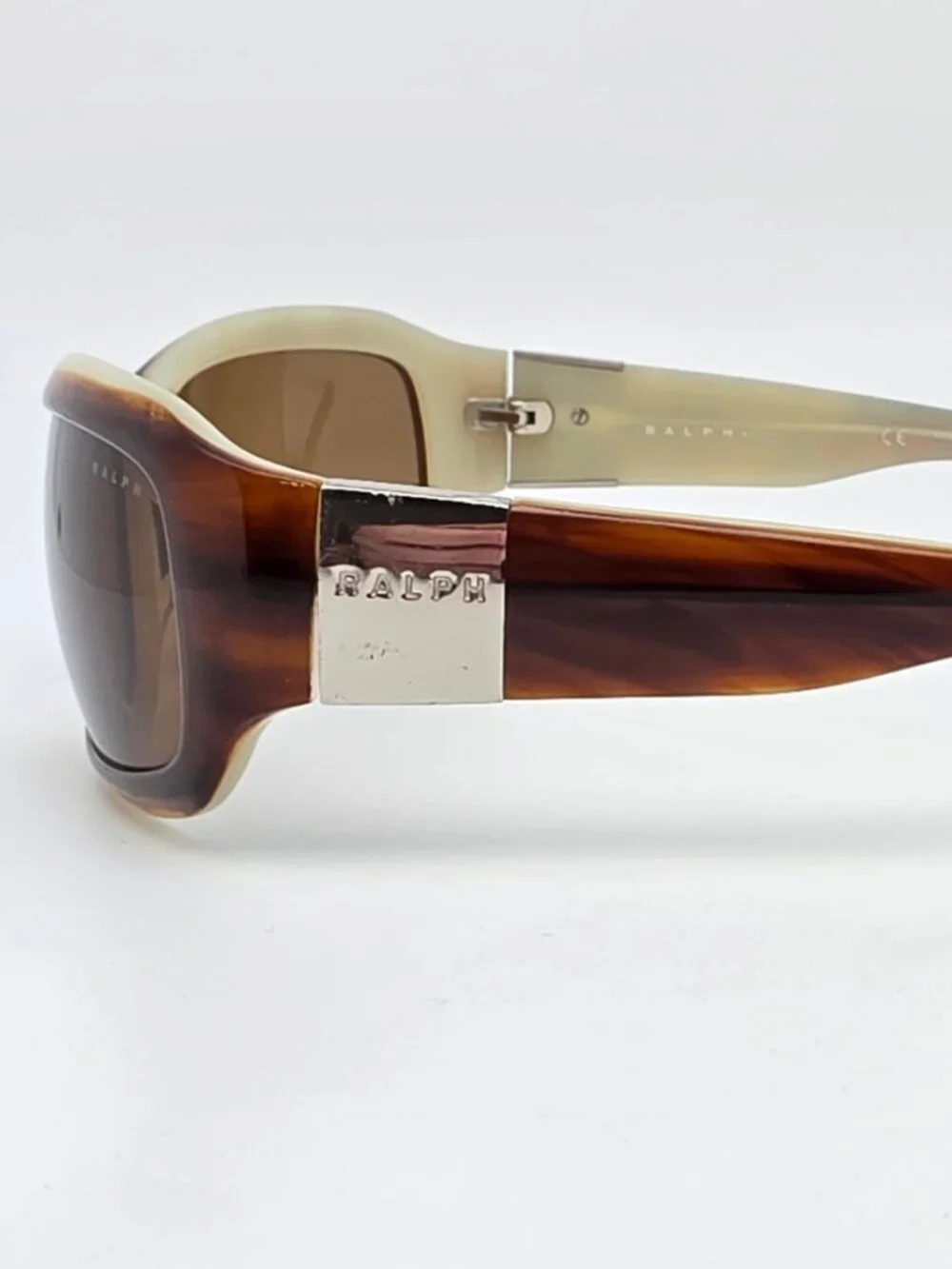 Ralph Lauren RA5004 53573 Tortoise on Green Frame Brown Lens Sunglasses 60mm